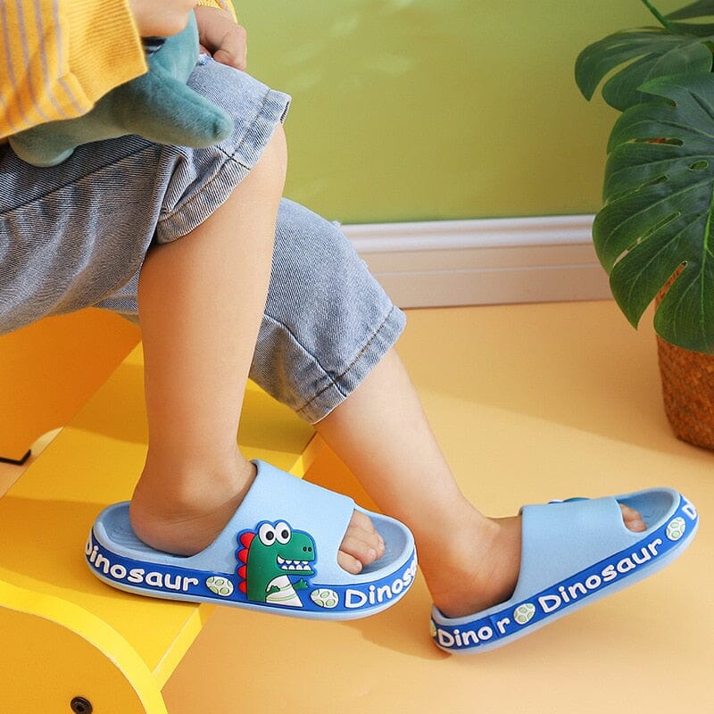 Chinelo Infantil Antiderrapante Dino Crocks